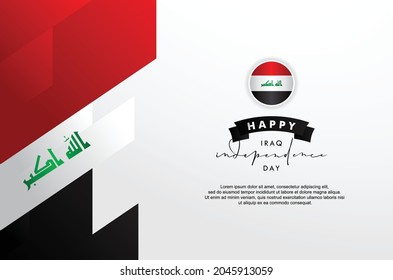 Iraq Independence Day Design Background For Greeting Moment