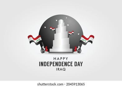 Iraq Independence Day Design Background For Greeting Moment