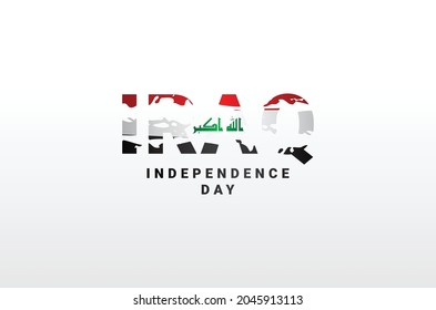 Iraq Independence Day Design Background For Greeting Moment