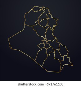 iraq map