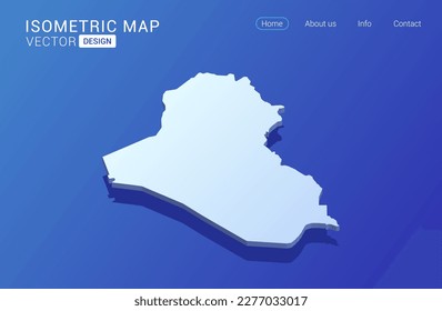 Irak Vektorkarte Royalty Free Stock SVG Vector and Clip Art