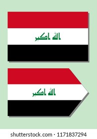 Iraq national flag 