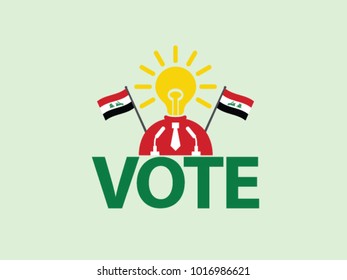 Iraq Podium Bright Idea Speech Election