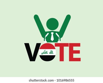Iraq Podium Politician Speech Vote