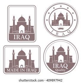 Iraq. Rubber and stamp