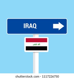 Iraq traffic signs board design vector 