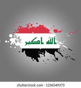 Iraq Vector paint stain