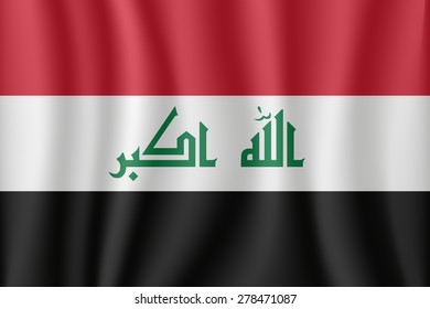 Iraq waving flag