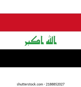 The Iraqi flag, the flag in use today is a version with minor modifications to the flag adopted by Saddam Hussein's government in 1991. This latest version of the flag came into use on June 28, 2004 