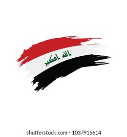 Iraqi Flag, Vector Illustration