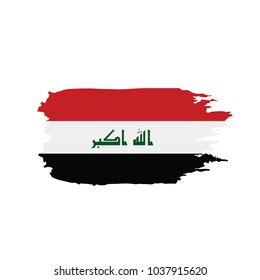 Iraqi flag, vector illustration