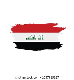 Iraqi flag, vector illustration