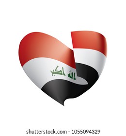 Iraqi flag, vector illustration