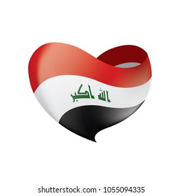 Iraqi flag, vector illustration
