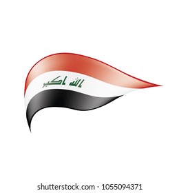 Iraqi flag, vector illustration