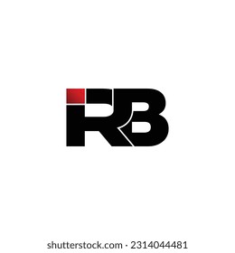 IRB letter monogram logo design vector