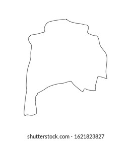 Irbid region map, country of Jordan
