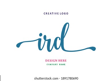 IRD lettering logo is simple, easy to understand and authoritative