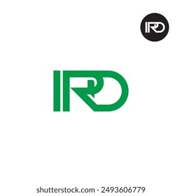 IRD-Logo-Buchstabe Monogramm Design