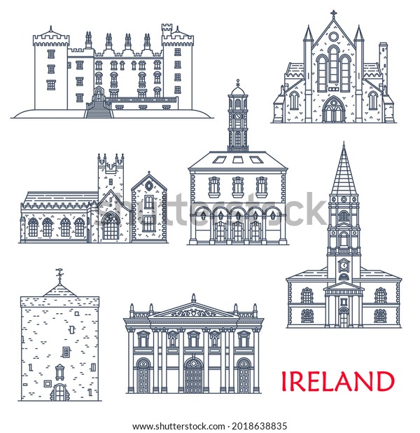 Ireland Architecture Landmarks Buildings Travel Sightseeing Stock ...