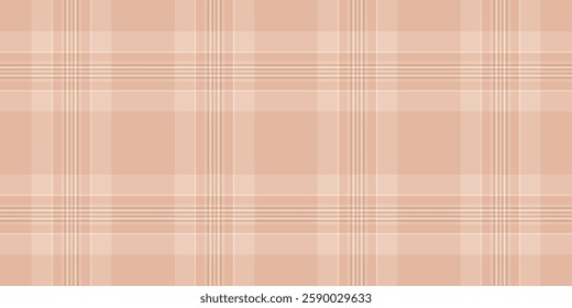 Ireland background textile tartan, complexity check fabric seamless. Mockup pattern plaid texture vector in light and orange colors palette.