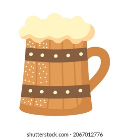 ireland beer jar wooden icon