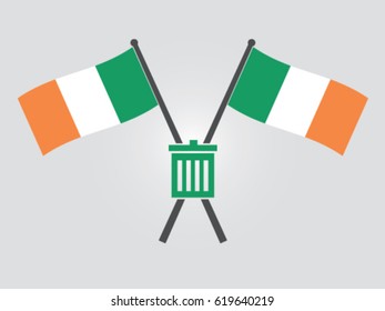 Ireland Emblem Garbage