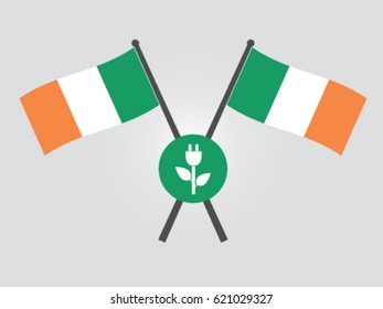 Ireland Emblem Green Plug