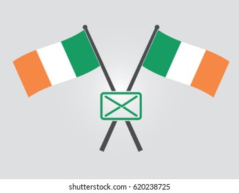 Ireland Emblem Mail Digital
