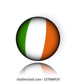 Ireland flag, Abstract, Sphere