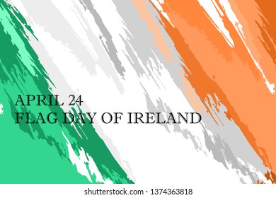 Ireland Flag Day Vector Illustration. Suitable for greeting card, poster and banner
