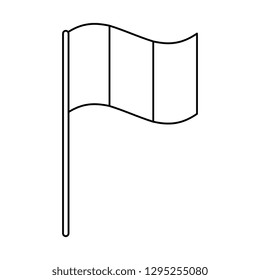 ireland flag isolated icon
