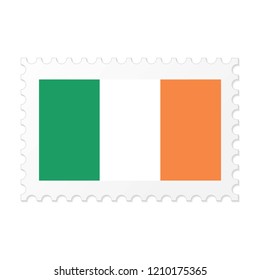 Ireland flag on white background vector image