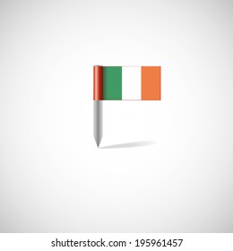 Ireland flag pin