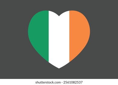 Ireland flag sign, Ireland flag vector graphic, Ireland country flag is a symbol of freedom, National Ireland flag, vector illustration
