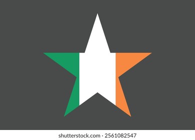 Ireland flag sign, Ireland flag vector graphic, Ireland country flag is a symbol of freedom, National Ireland flag, vector illustration
