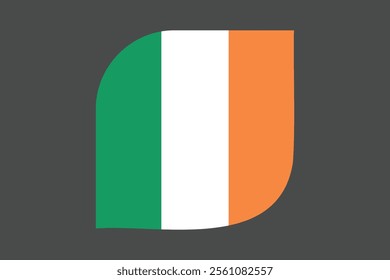 Ireland flag sign, Ireland flag vector graphic, Ireland country flag is a symbol of freedom, National Ireland flag, vector illustration
