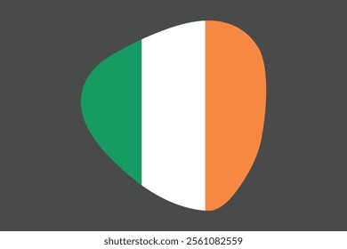 Ireland flag sign, Ireland flag vector graphic, Ireland country flag is a symbol of freedom, National Ireland flag, vector illustration
