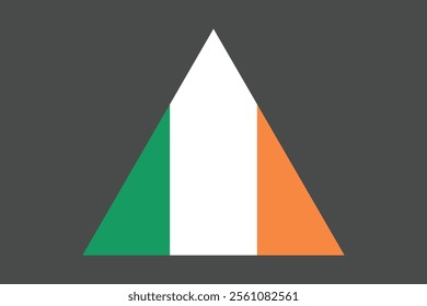 Ireland flag sign, Ireland flag vector graphic, Ireland country flag is a symbol of freedom, National Ireland flag, vector illustration
