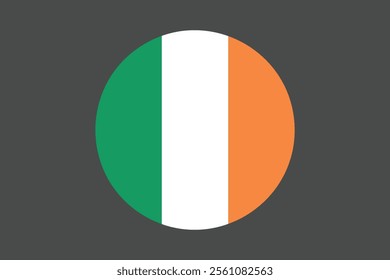 Ireland flag sign, Ireland flag vector graphic, Ireland country flag is a symbol of freedom, National Ireland flag, vector illustration
