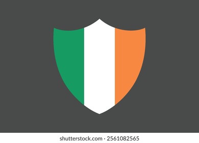 Ireland flag sign, Ireland flag vector graphic, Ireland country flag is a symbol of freedom, National Ireland flag, vector illustration
