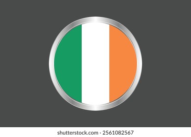 Ireland flag sign, Ireland flag vector graphic, Ireland country flag is a symbol of freedom, National Ireland flag, vector illustration
