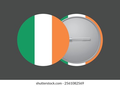 Ireland flag sign, Ireland flag vector graphic, Ireland country flag is a symbol of freedom, National Ireland flag, vector illustration
