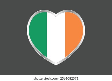 Ireland flag sign, Ireland flag vector graphic, Ireland country flag is a symbol of freedom, National Ireland flag, vector illustration
