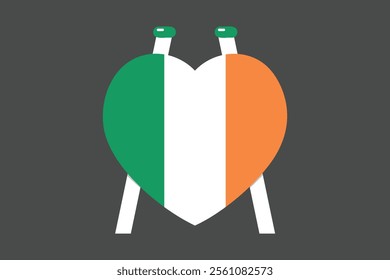 Ireland flag sign, Ireland flag vector graphic, Ireland country flag is a symbol of freedom, National Ireland flag, vector illustration
