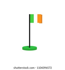 Ireland flag. Vector icon