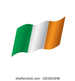 Ireland flag, vector illustration