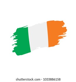 Ireland flag, vector illustration