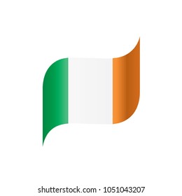 Ireland flag, vector illustration