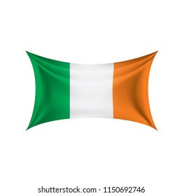 Ireland flag, vector illustration